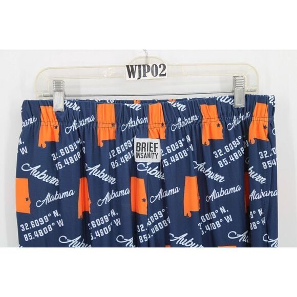 Brief Insanity Lounge Pants Auburn Alabama Latitude Longitude Coordinates... - Picture 2 of 7